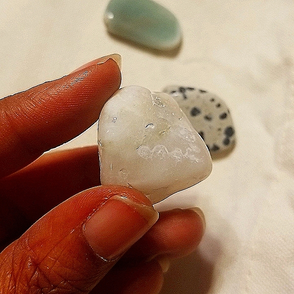 6 Polished assorted Rocks or Stones * Tarot Or Oracle card Included. - Picture 6 of 16